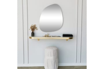 Spegel Greevston 58 cm Asymmetrisk - Guld - Inredning - Spegel - Väggspegel