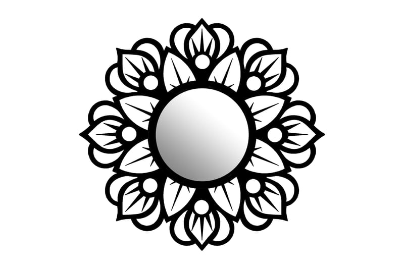 Spegel Hurma - Svart - Inredning - Spegel - Väggspegel