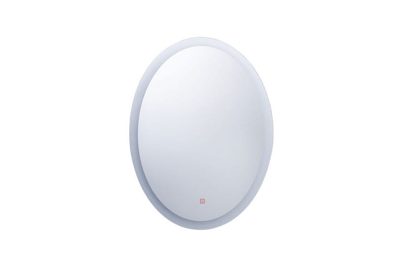 Spegel Lamorat Oval med LED-Belysning - Silver - Hallspegel - Väggspegel