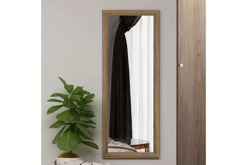 Spegel Lipa 40 cm Rektangulär - Trä/Natur - Hallspegel - Väggspegel