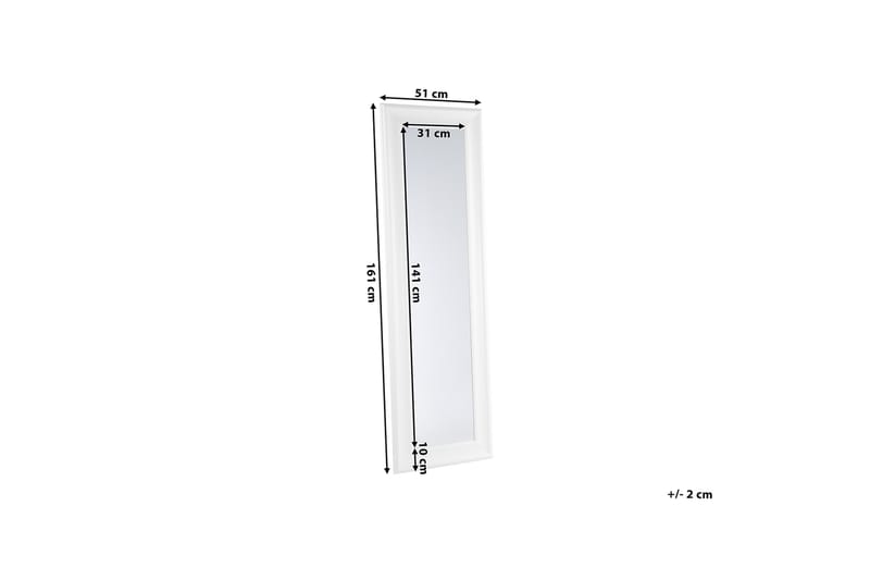 Spegel Lunel 51 cm - Vit - Inredning - Spegel - Väggspegel