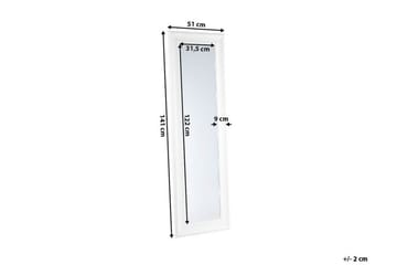 Spegel Lunel 51 cm - Vit - Inredning - Spegel - Väggspegel
