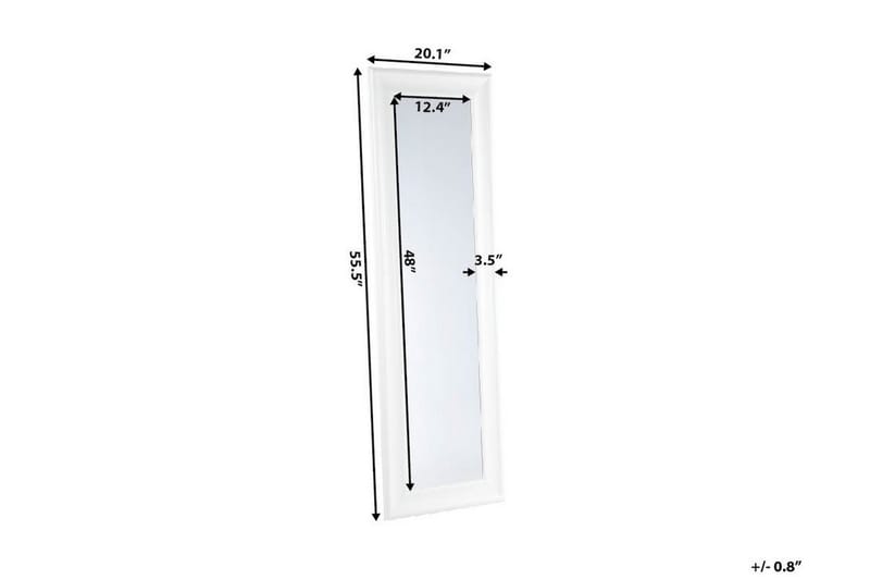 Spegel Lunel 51 cm - Vit - Inredning - Spegel - Väggspegel