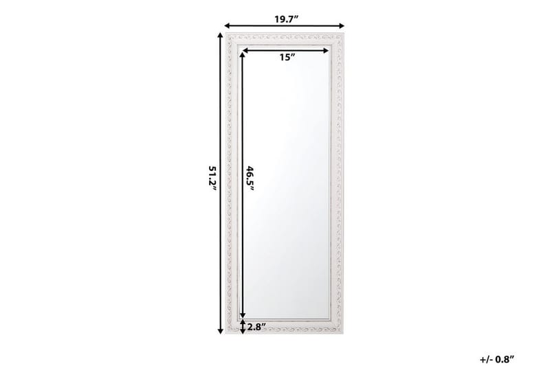 Spegel Mauleon 50 cm - Vit - Inredning - Spegel - Väggspegel