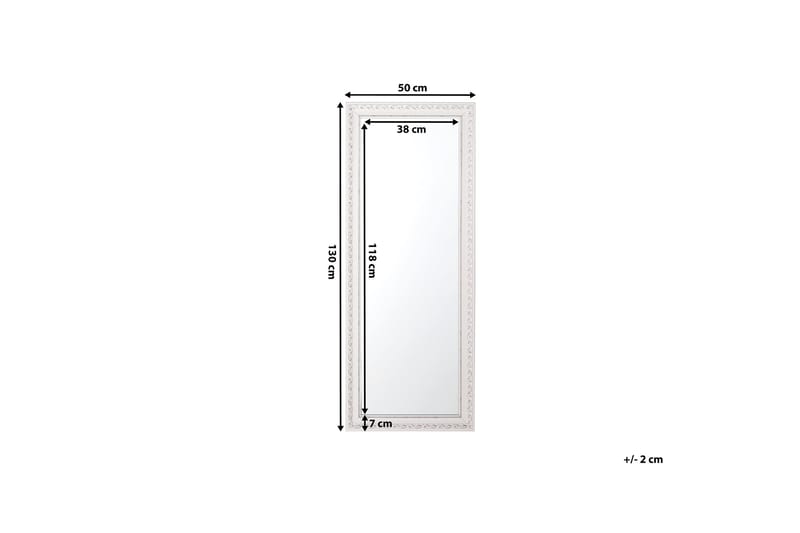 Spegel Mauleon 50 cm - Vit - Hallspegel - Väggspegel
