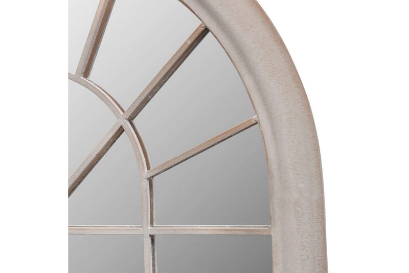 Spegel med lantlig design inom-/utomhus 60x116 cm - Vit - Hallspegel - Väggspegel