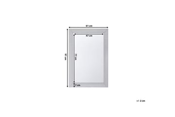 Spegel Mervent 61 cm - Silver - Inredning - Spegel - Väggspegel