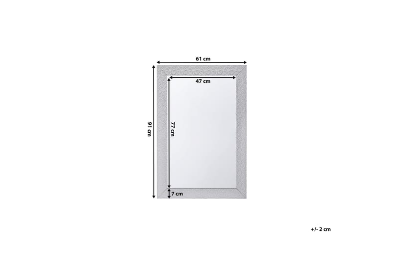 Spegel Mervent 61 cm - Silver - Inredning - Spegel - Väggspegel