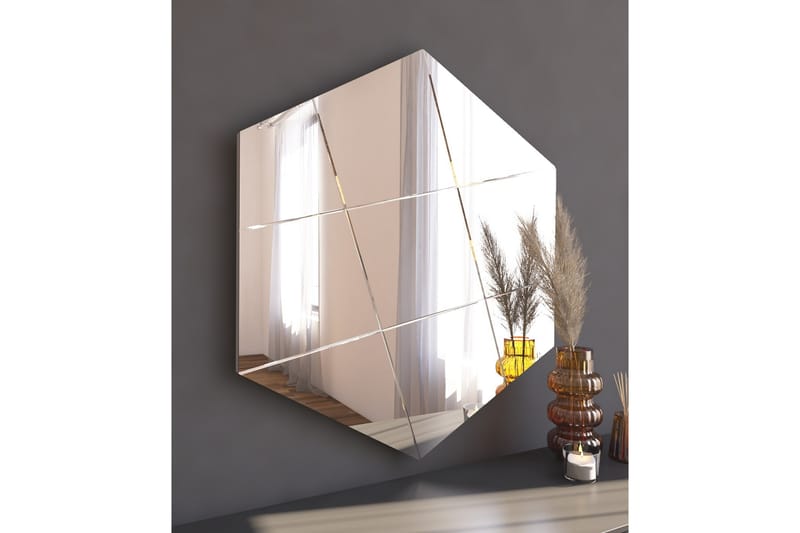 Spegel Nady 70 cm Rektangulär - Vit - Inredning - Spegel - Väggspegel