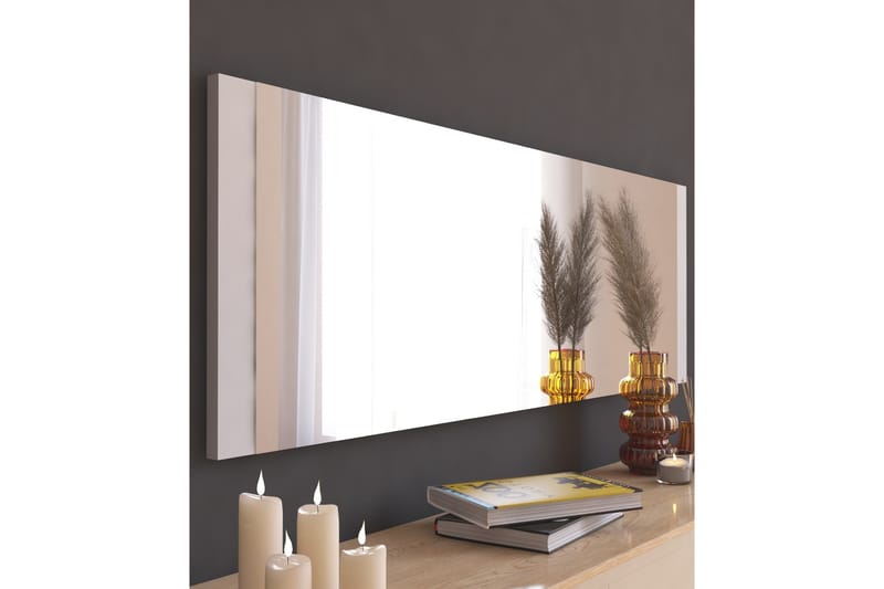 Spegel Neom 40 cm Rektangulär - Vit - Hallspegel - Väggspegel