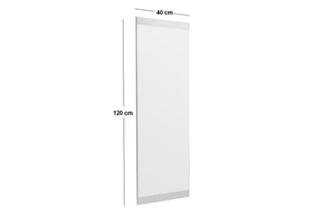 Spegel Neom 40 cm Rektangulär - Vit - Inredning - Spegel - Väggspegel