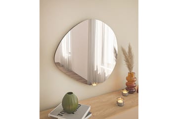 Spegel Omilo 60 cm Asymmetrisk - Svart - Inredning - Spegel - Väggspegel