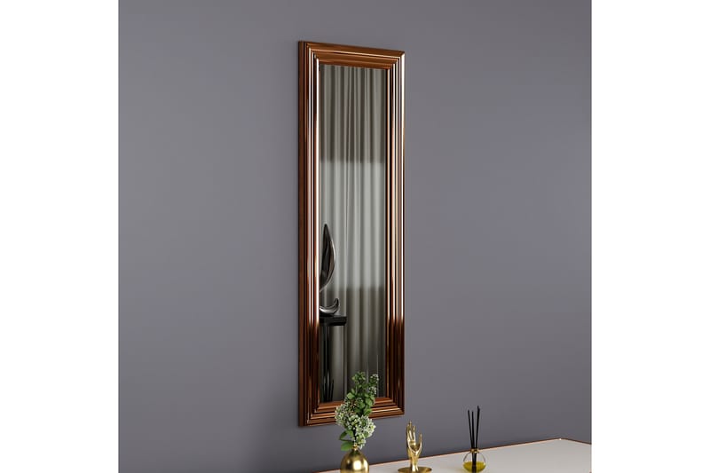 Spegel Ovea 30 cm Rektangulär - Brons - Hallspegel - Väggspegel