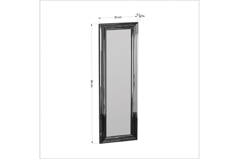 Spegel Ozze 30 cm Rektangulär - Silver - Inredning - Spegel - Väggspegel