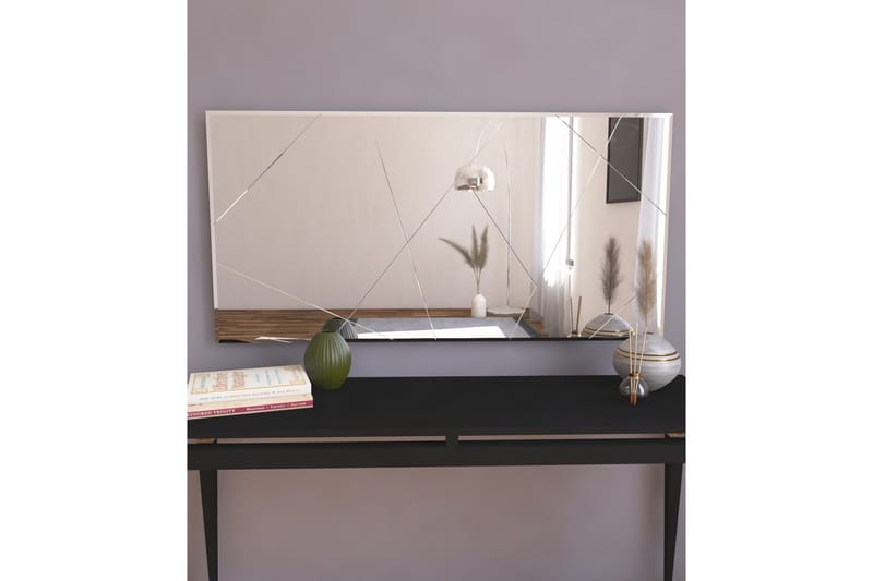 Spegel Relsa 60 cm Rektangulär - Vit - Hallspegel - Väggspegel