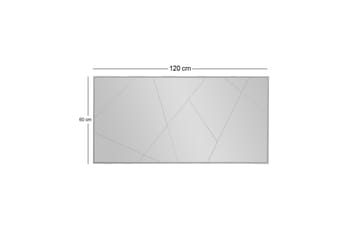 Spegel Relsa 60 cm Rektangulär - Vit - Inredning - Spegel - Väggspegel