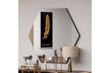 Spegel Rubal 70 cm Rektangulär - Svart - Inredning - Spegel - Väggspegel