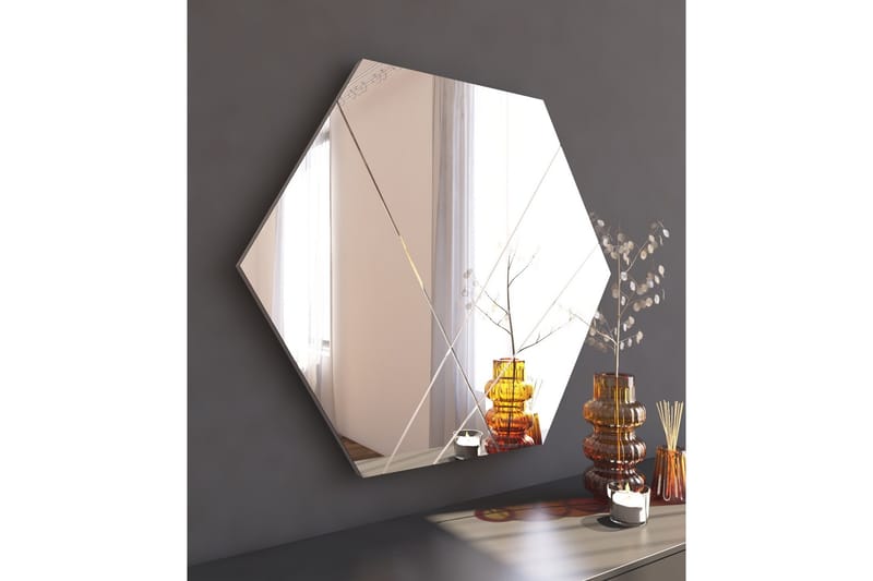 Spegel Rubby 70 cm Rektangulär - Vit - Hallspegel - Väggspegel