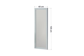 Spegel Rubo 40 cm Rektangulär - Vit - Inredning - Spegel - Väggspegel