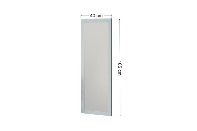 Spegel Rubo 40 cm Rektangulär - Vit - Inredning - Spegel - Väggspegel