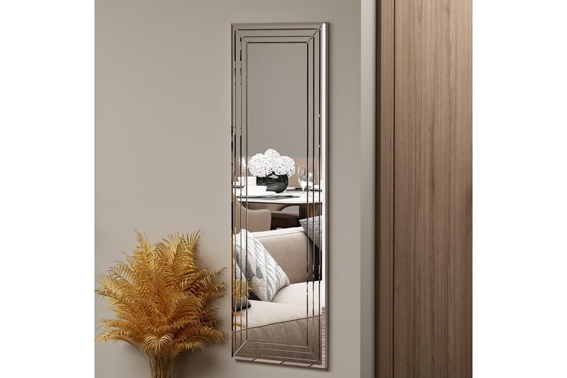 Spegel Rupan 40 cm Rektangulär - Vit - Hallspegel - Väggspegel