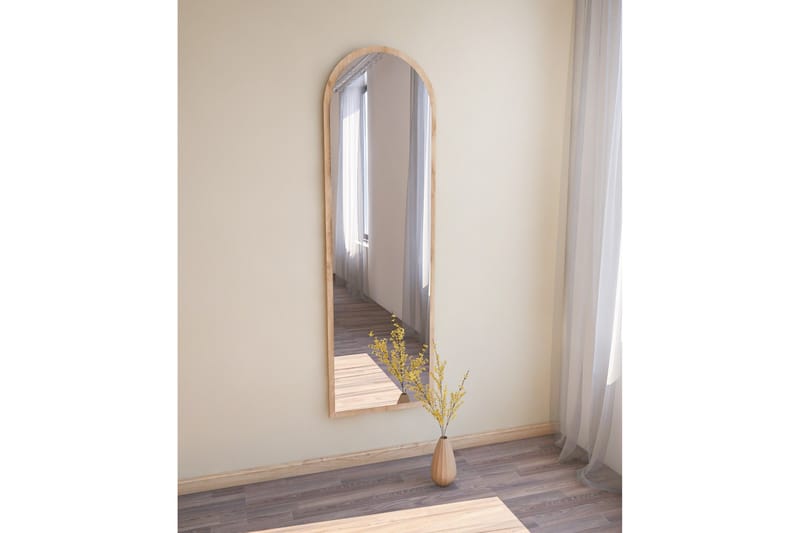 Spegel Rusele 50 cm Rektangulär - Trä/Natur - Hallspegel - Väggspegel