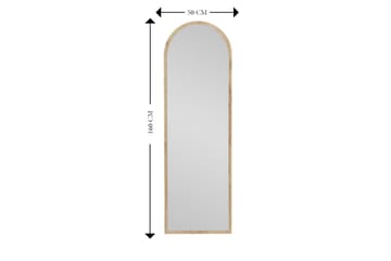 Spegel Rusele 50 cm Rektangulär - Trä/Natur - Inredning - Spegel - Väggspegel