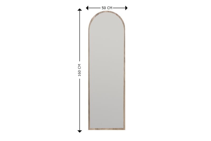 Spegel Rusele 50 cm Rektangulär - Valnöt - Inredning - Spegel - Väggspegel
