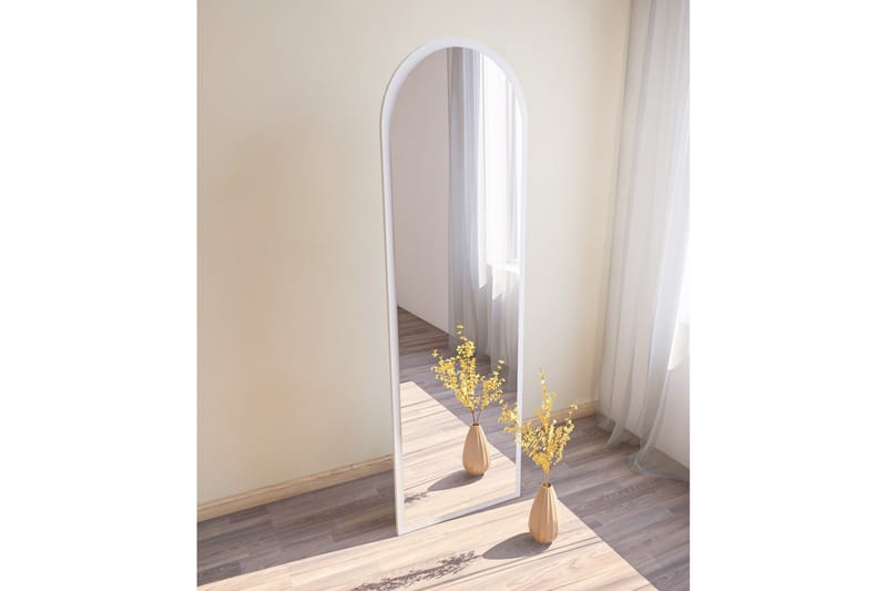 Spegel Rusele 50 cm Rektangulär - Vit - Hallspegel - Helkroppsspegel - Väggspegel