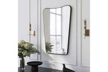 Spegel Sachin 50 cm Asymmetrisk - Svart - Inredning - Spegel - Väggspegel
