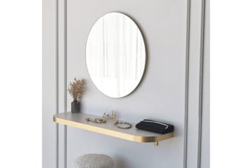 Spegel Sesso 60 cm Rund - Guld - Inredning - Spegel - Väggspegel