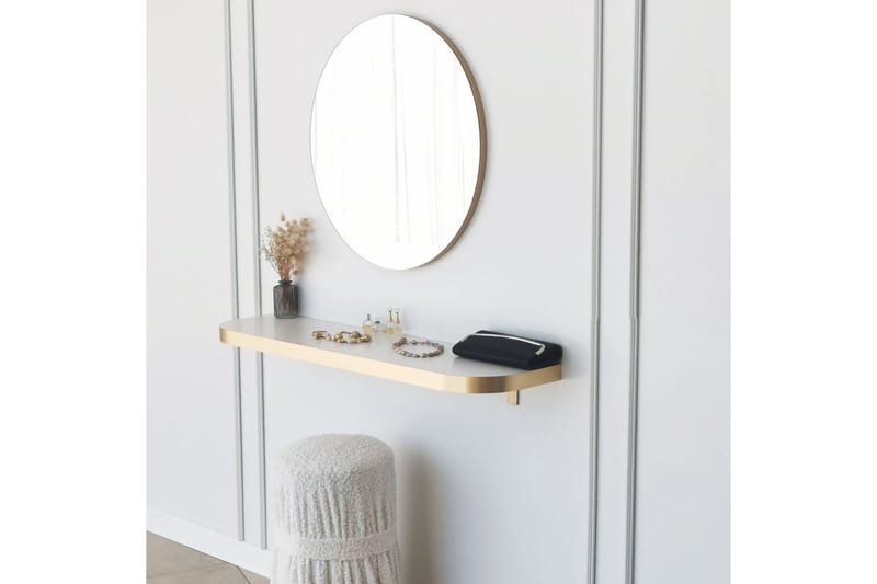 Spegel Sesso 60 cm Rund - Guld - Inredning - Spegel - Väggspegel