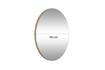 Spegel Sesso 60 cm Rund - Guld - Inredning - Spegel - Väggspegel