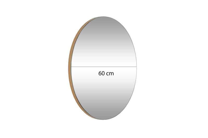 Spegel Sesso 60 cm Rund - Guld - Inredning - Spegel - Väggspegel