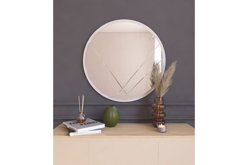Spegel Smooth 60 cm Rund - Vit - Inredning - Spegel - Väggspegel