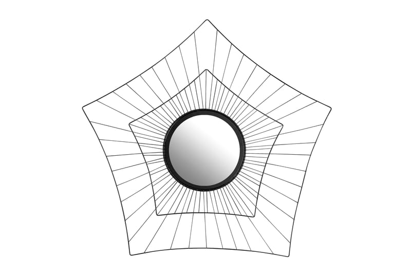 Spegel Star - Svart - Inredning - Spegel - Väggspegel