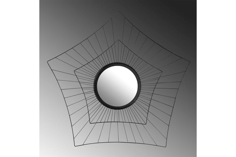 Spegel Star - Svart - Inredning - Spegel - Väggspegel