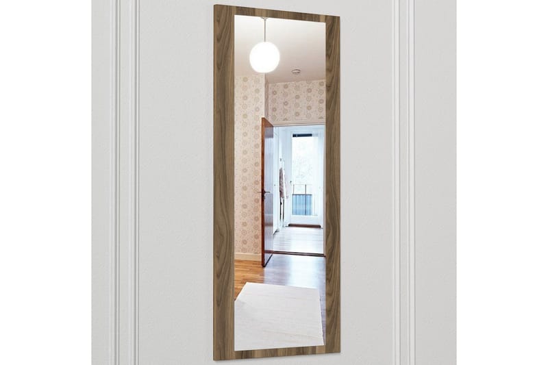 Spegel Taeo 2 cm - Valnöt - Hallspegel - Väggspegel