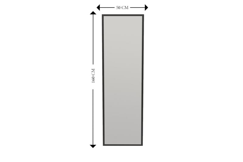 Spegel Tessari 50 cm Rektangulär - Svart - Inredning - Spegel - Väggspegel