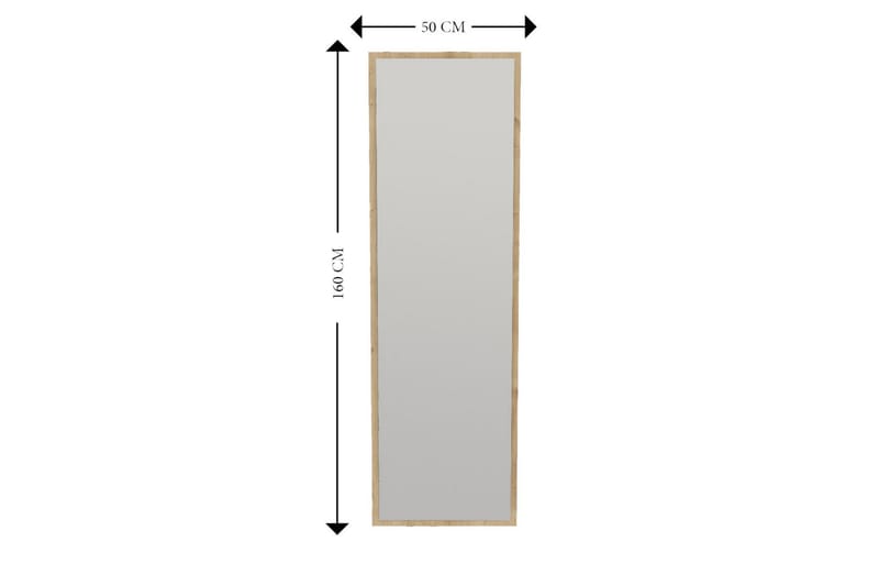 Spegel Tessari 50 cm Rektangulär - Trä/Natur - Inredning - Spegel - Väggspegel