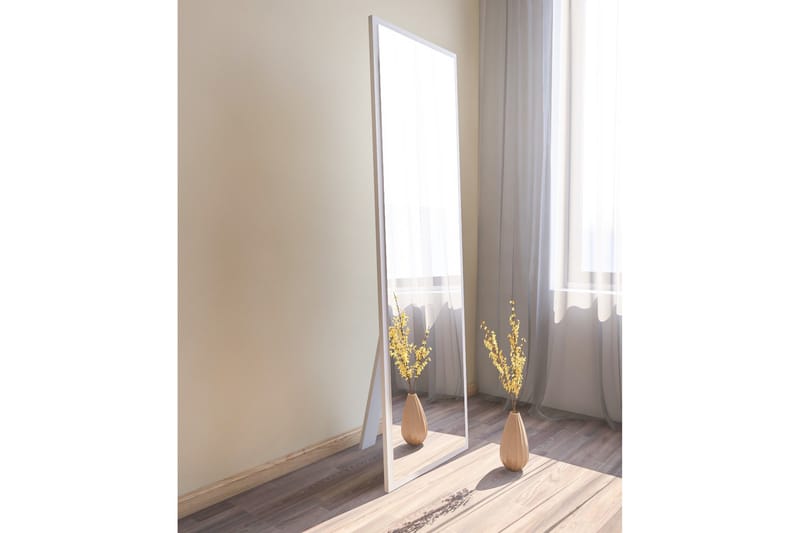 Spegel Tessari 50 cm Rektangulär - Vit - Hallspegel - Helkroppsspegel - Väggspegel