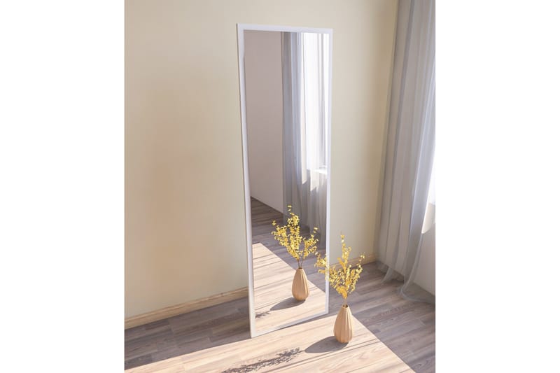 Spegel Tessari 50 cm Rektangulär - Vit - Hallspegel - Helkroppsspegel - Väggspegel