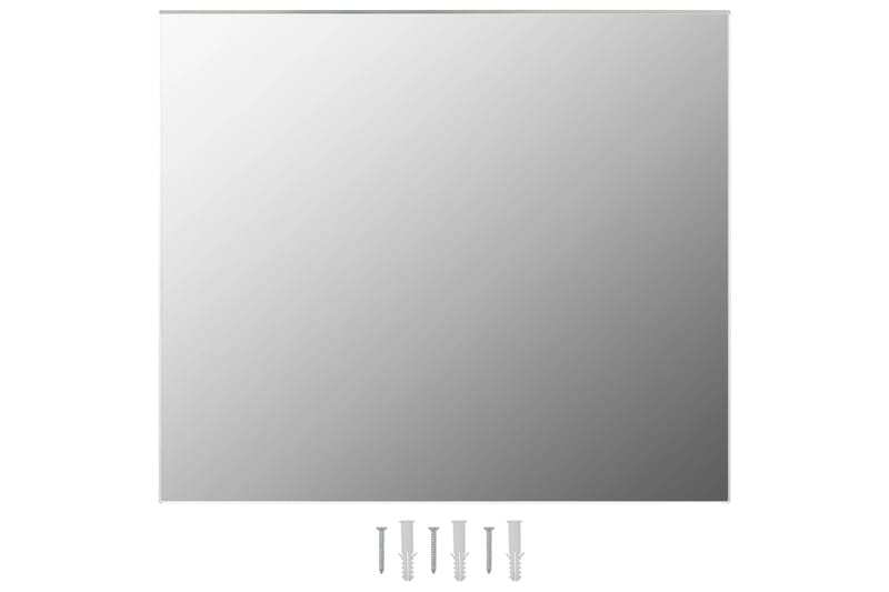 Spegel utan ram 70x50 cm glas - Silver - Hallspegel - Väggspegel