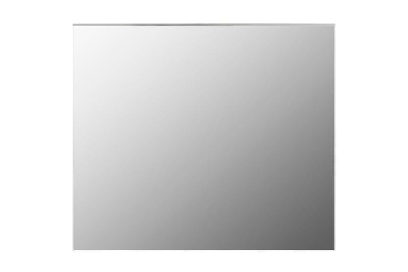Spegel utan ram 80x60 cm glas - Silver - Hallspegel - Väggspegel