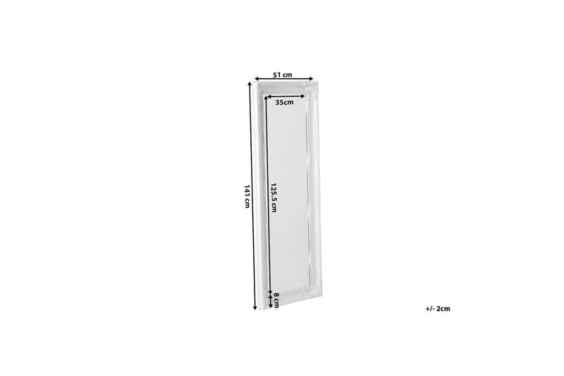 Spegel Vars 51 cm - Vit - Inredning - Spegel - Väggspegel