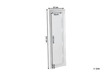 Spegel Vars 51 cm - Vit - Inredning - Spegel - Väggspegel
