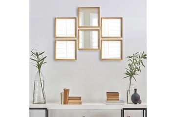 Spegel Velservrook - Guld/Silver - Inredning - Spegel - Väggspegel