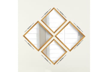 Spegel Velservrook - Guld/Silver - Inredning - Spegel - Väggspegel