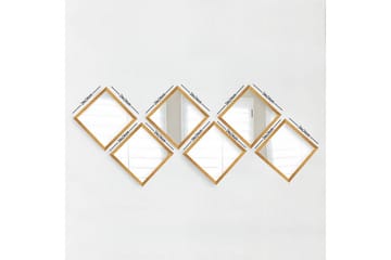 Spegel Velservrook - Guld/Silver - Inredning - Spegel - Väggspegel