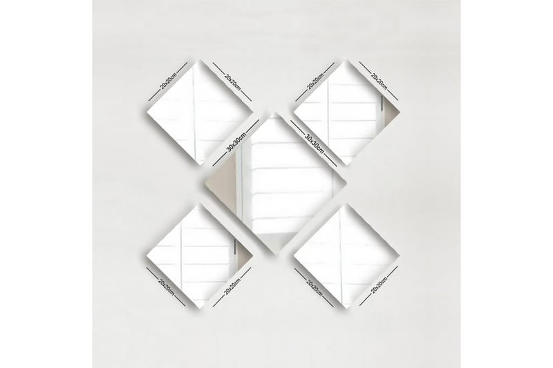 Spegel Velservrook - Silver - Hallspegel - Väggspegel